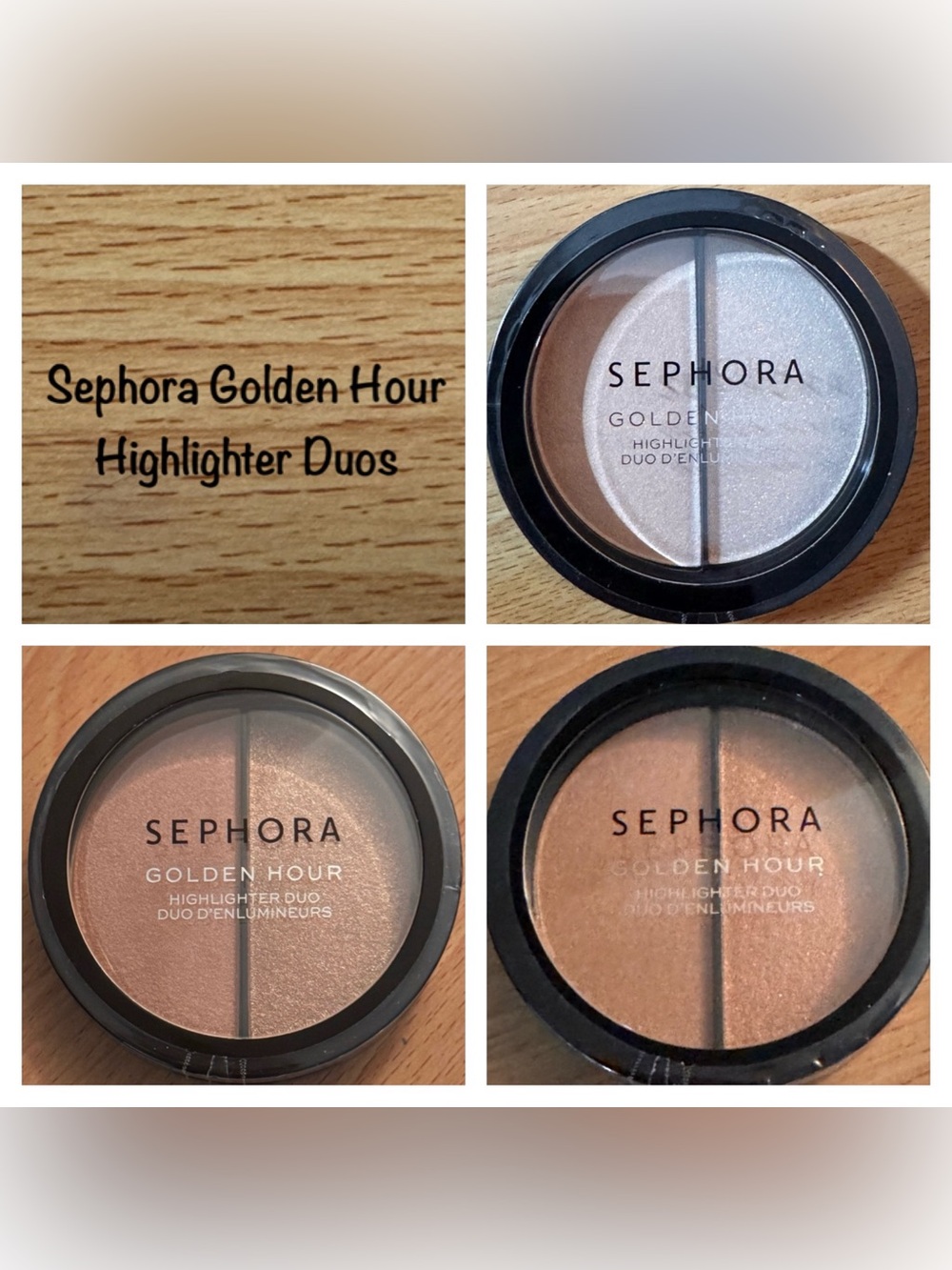 Sephora Golden Hour Highlighter Duos